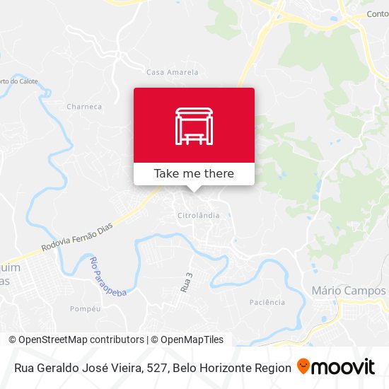 Rua Geraldo José Vieira, 527 map