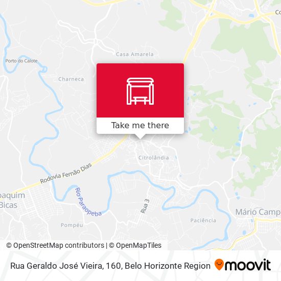 Rua Geraldo José Vieira, 160 map