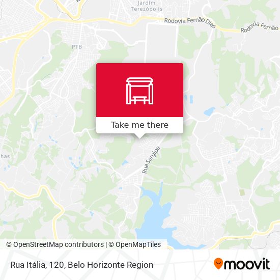 Rua Itália, 120 map