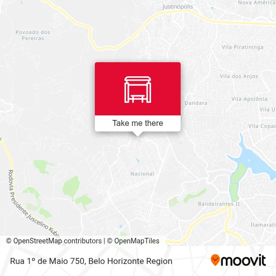 Rua 1º de Maio 750 map