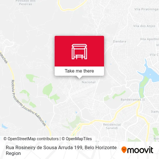 Rua Rosineiry de Sousa Arruda 199 map