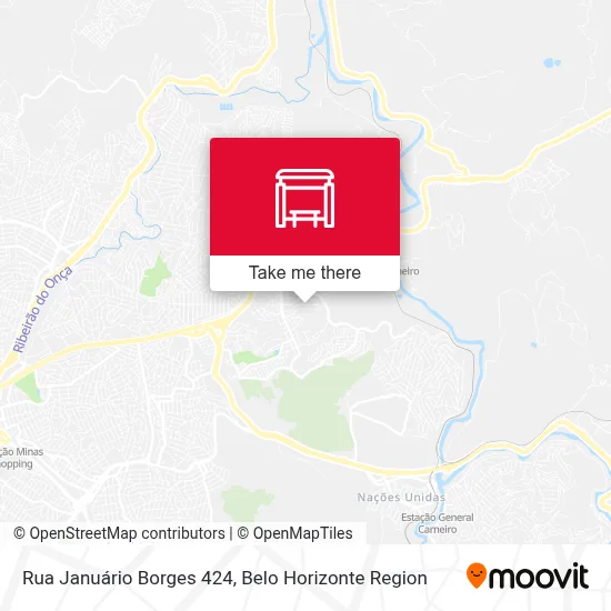 Rua Januário Borges 424 map