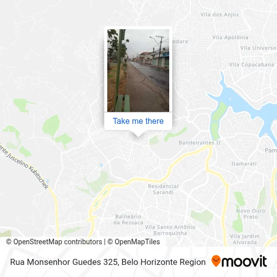 Rua Monsenhor Guedes 325 map