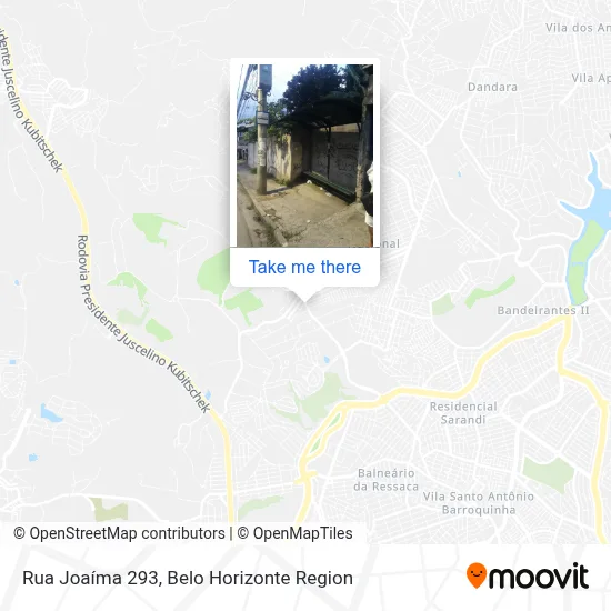 Rua Joaíma 293 map