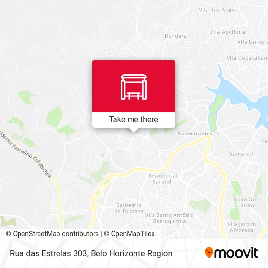 Rua das Estrelas 303 map