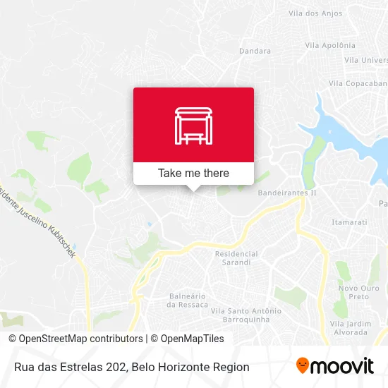 Rua das Estrelas 202 map
