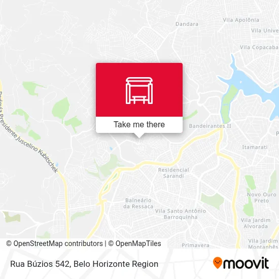 Rua Búzios 542 map