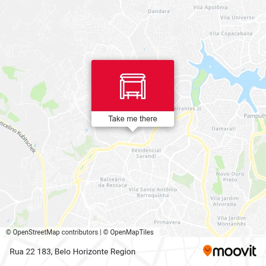 Rua 22 183 map