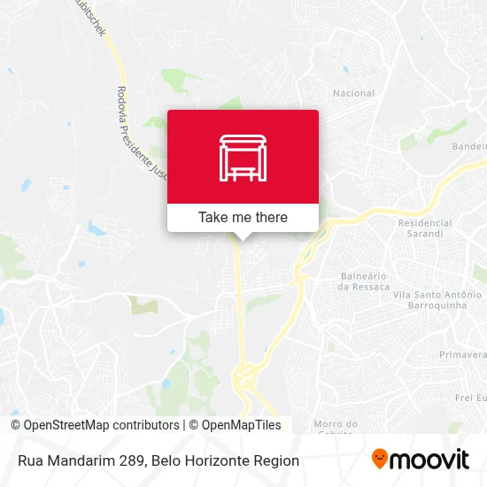 Rua Mandarim 289 map