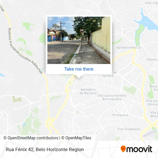 Rua Fênix 42 map