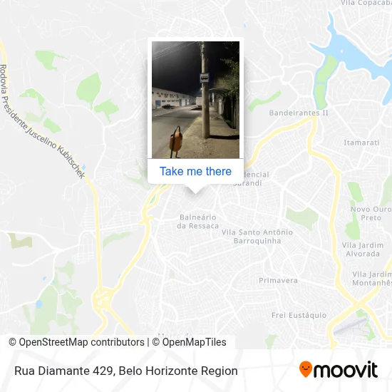 Rua Diamante 429 map