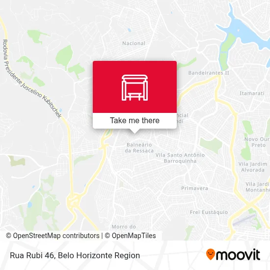 Rua Rubi 46 map
