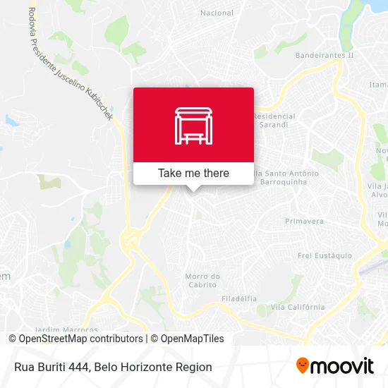 Rua Buriti 444 map