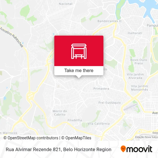 Rua Alvimar Rezende 821 map