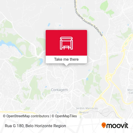 Rua G 180 map
