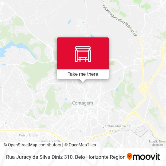 Rua Juracy da Silva Diniz 310 map