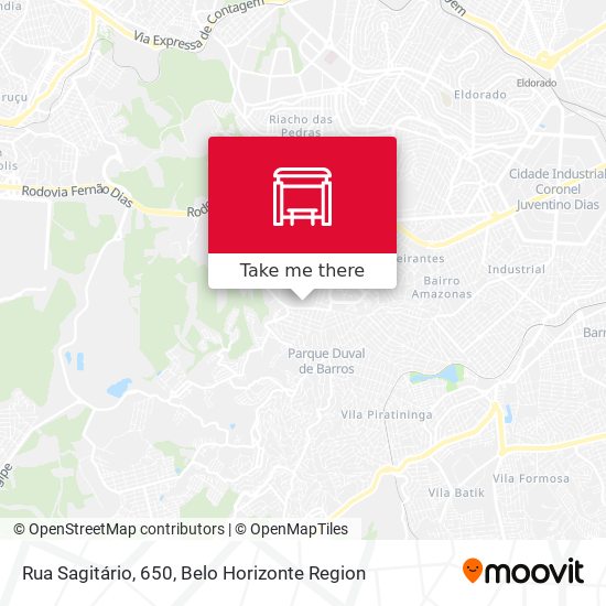 Rua Sagitário, 650 map