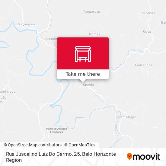 Rua Juscelino Luiz Do Carmo, 25 map