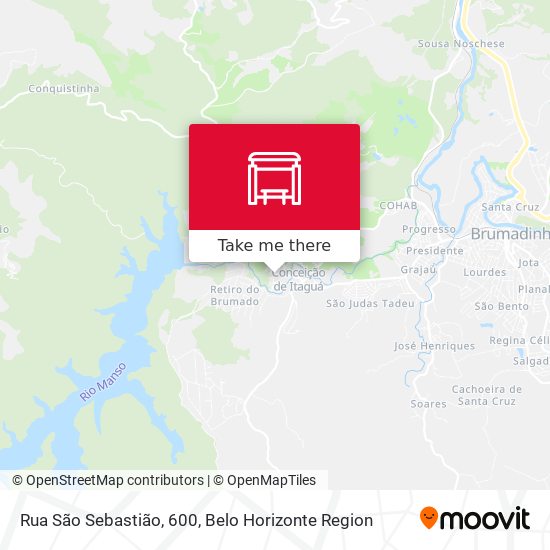 Rua São Sebastião, 600 map