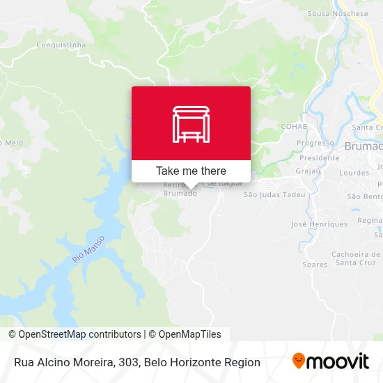 Rua Alcino Moreira, 303 map