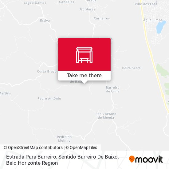 Estrada Para Barreiro, Sentido Barreiro De Baixo map