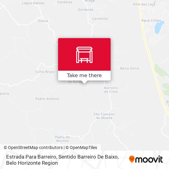 Estrada Para Barreiro, Sentido Barreiro De Baixo map