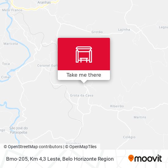 Bmo-205, Km 4,3 Leste map