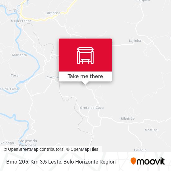Bmo-205, Km 3,5 Leste map