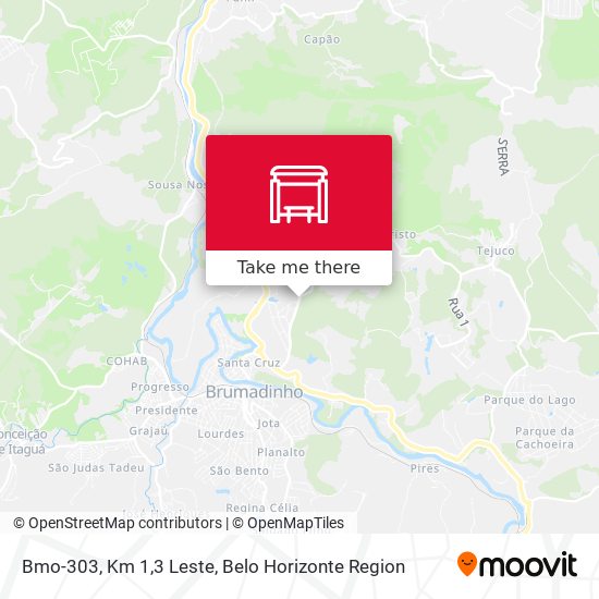 Bmo-303, Km 1,3 Leste map