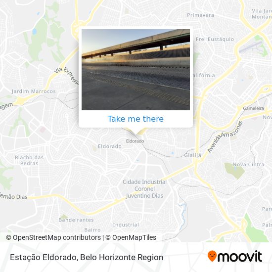 Estação Eldorado map