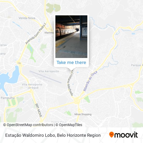 Mapa Estação Waldomiro Lobo