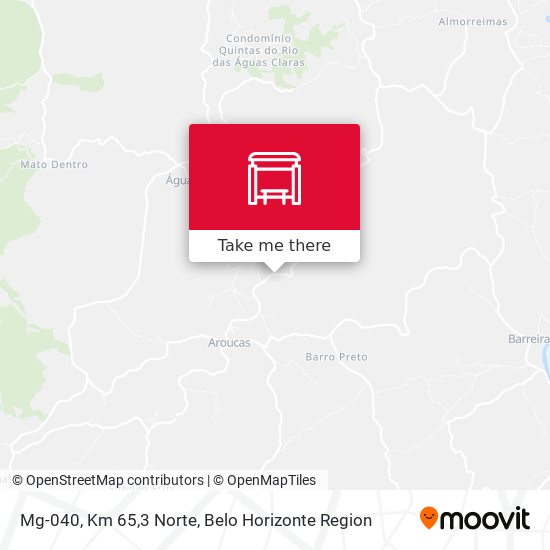 Mg-040, Km 65,3 Norte map