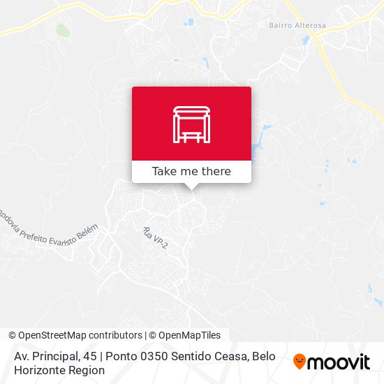 Av. Principal, 45 | Ponto 0350 Sentido Ceasa map