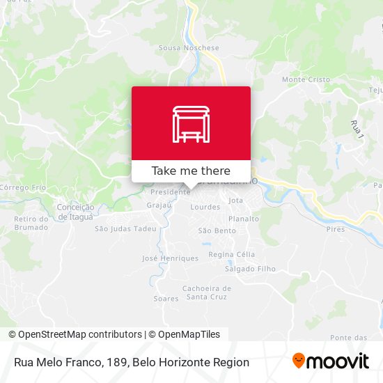 Rua Melo Franco, 189 map