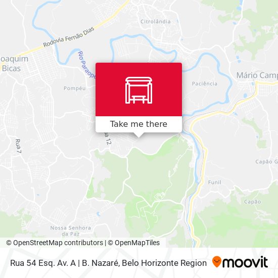 Rua 54 Esq. Av. A | B. Nazaré map