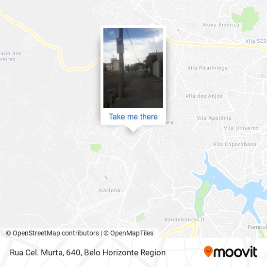 Rua Cel. Murta, 640 map