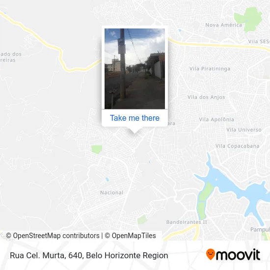 Rua Cel. Murta, 640 map