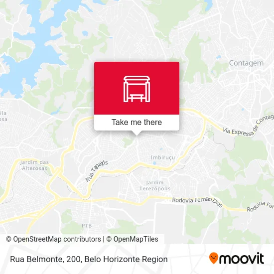 Rua Belmonte, 200 map