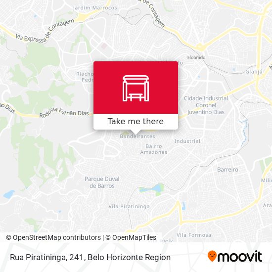 Rua Piratininga, 241 map