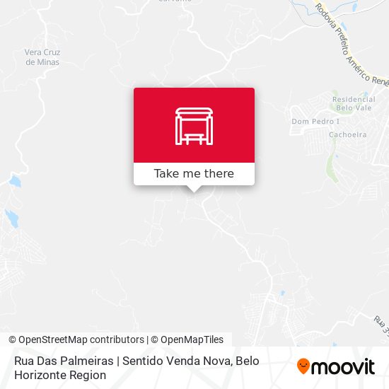 Rua Das Palmeiras | Sentido Venda Nova map
