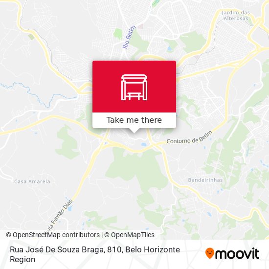 Rua José De Souza Braga, 810 map