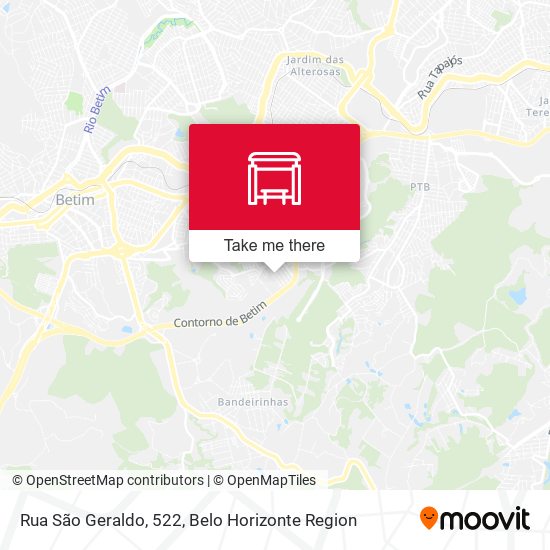 Rua São Geraldo, 522 map
