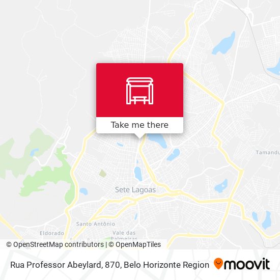 Rua Professor Abeylard, 870 map