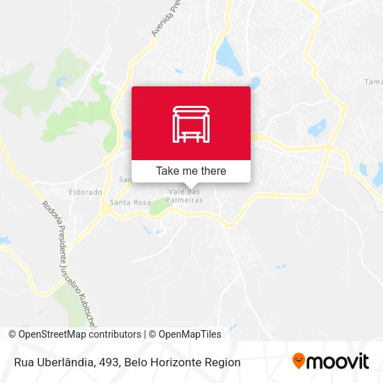 Rua Uberlândia, 493 map
