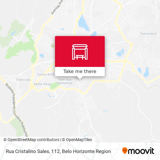 Rua Cristalino Sales, 112 map