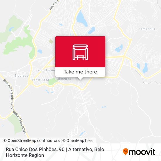 Rua Chico Dos Pinhões, 90 | Alternativo map