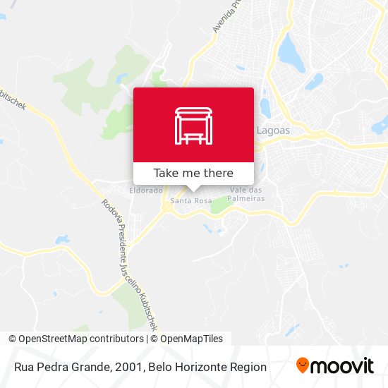 Rua Pedra Grande, 2001 map
