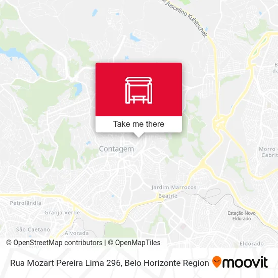 Rua Mozart Pereira Lima 296 map