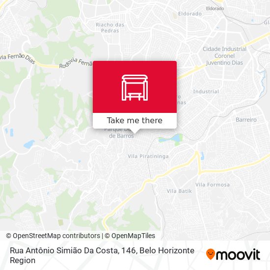 Rua Antônio Simião Da Costa, 146 map