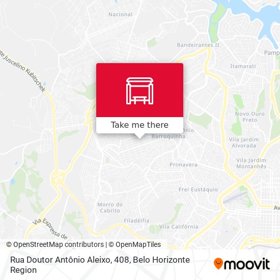 Rua Doutor Antônio Aleixo, 408 map